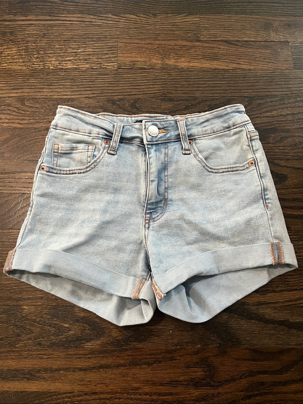 Aeropostale Denim Shorts High Rise MIDI Size 2